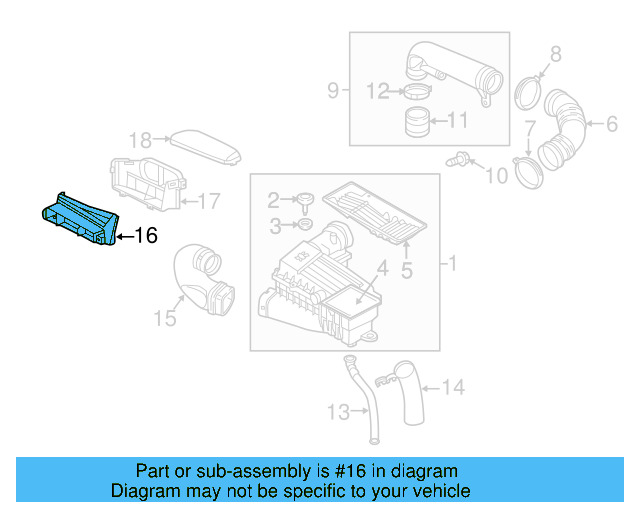Air Inlet Duct 1K0-805-971-D-9B9 - View 28