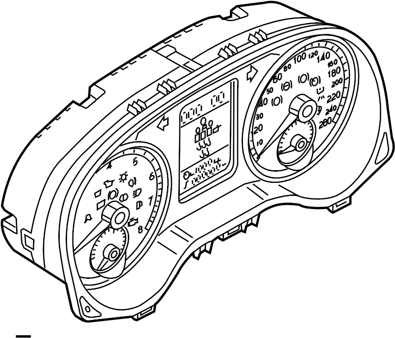 Instrument Cluster 561-920-970-D