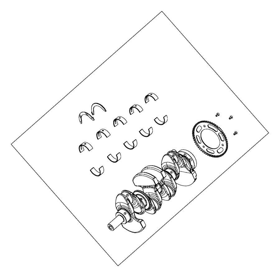 Engine Crankshaft Thrust Washer 026-198-421