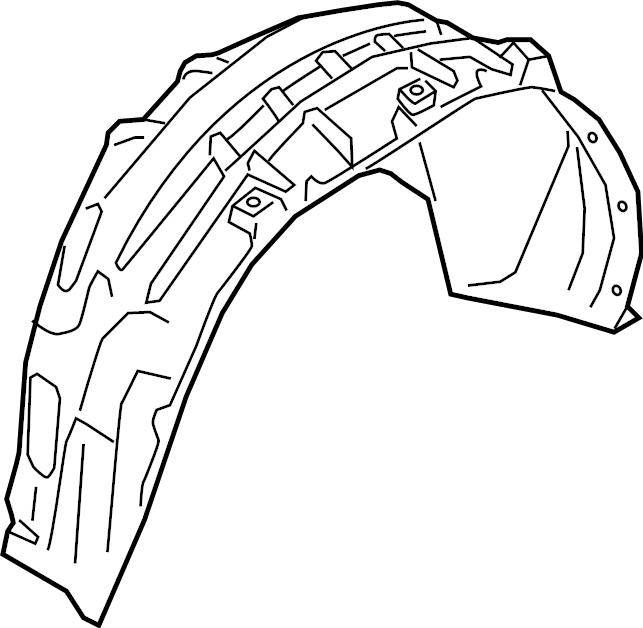 Wheelhouse Liner 3CM-810-972-A - View 3