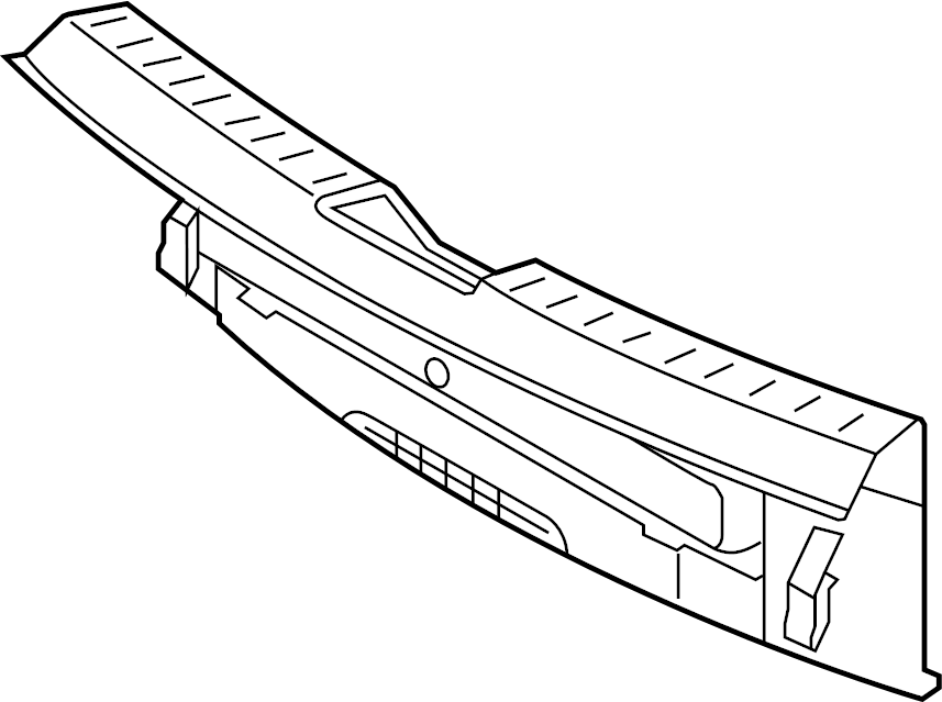 Rear Panel Trim 5C5-863-459-B-82V - View 2