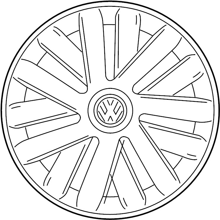 Wheel Cover 1K0-601-147-H-WPU