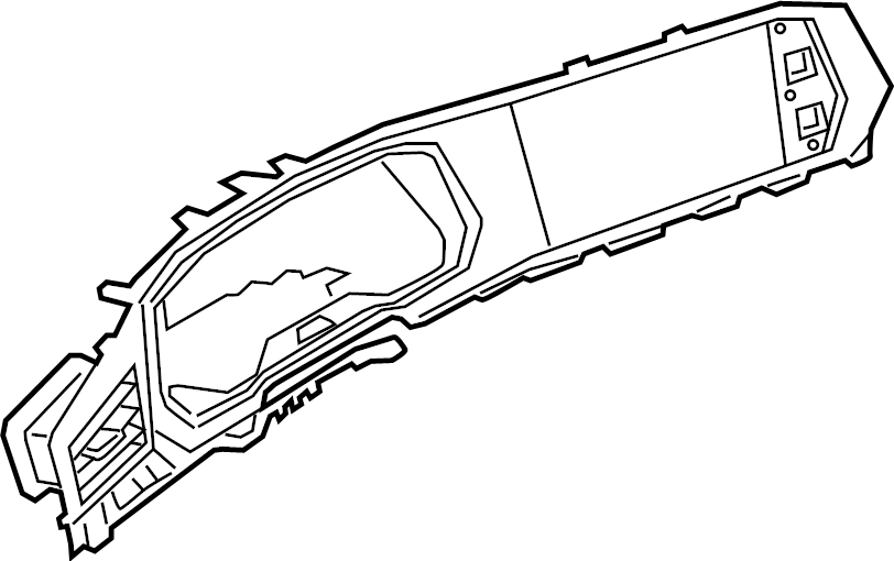 Cluster Bezel 17B-858-019-A-JTC - View 3