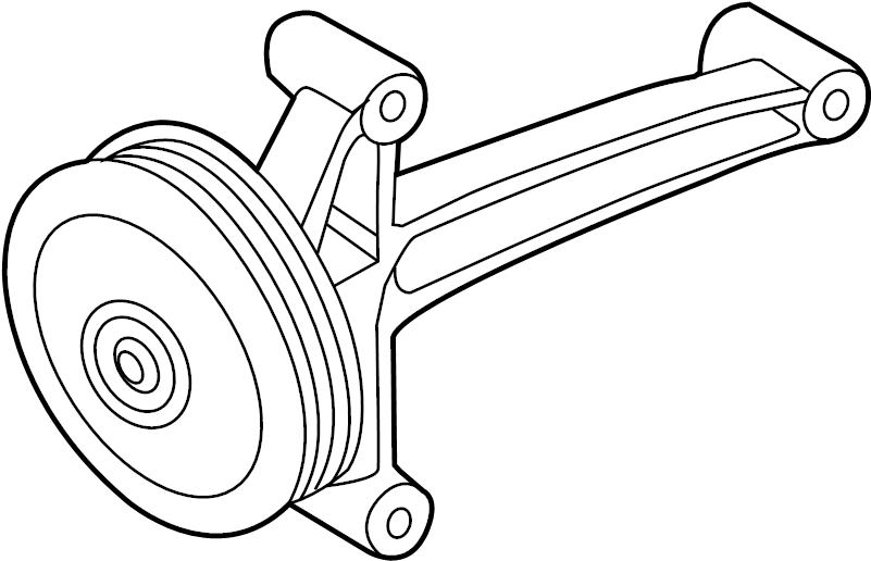 Accessory Drive Belt Idler Assembly 06K-145-172 - View 5