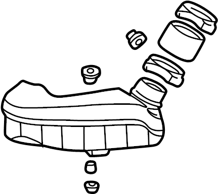 Intake Duct 1C0-129-622-G - View 21