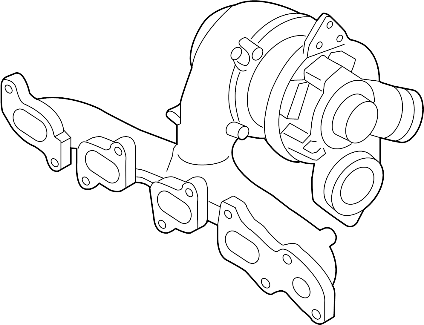 Exhaust Manifold 04L-253-020-M - View 6