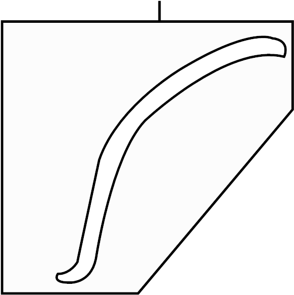 Wheel Opening Molding 5N0-853-817-E-9B9 - View 2