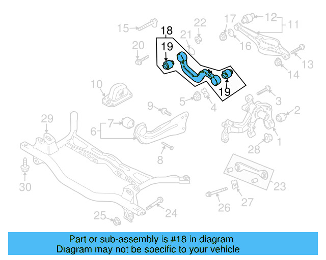 Upper Control Arm 1K0-505-323-P - View 7