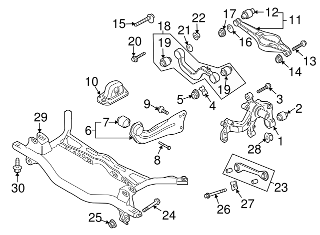Lower Control Arm Lock Nut N-101-064-02 - View 191