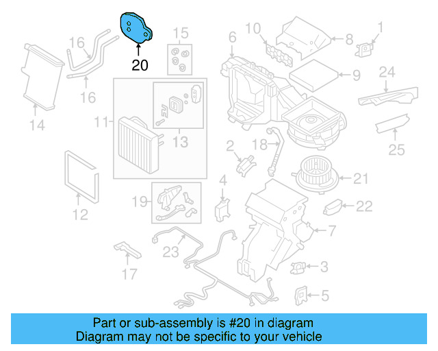 HVAC Heater Hose Outlet Tube Grommet 3QF-820-061-A - View 6