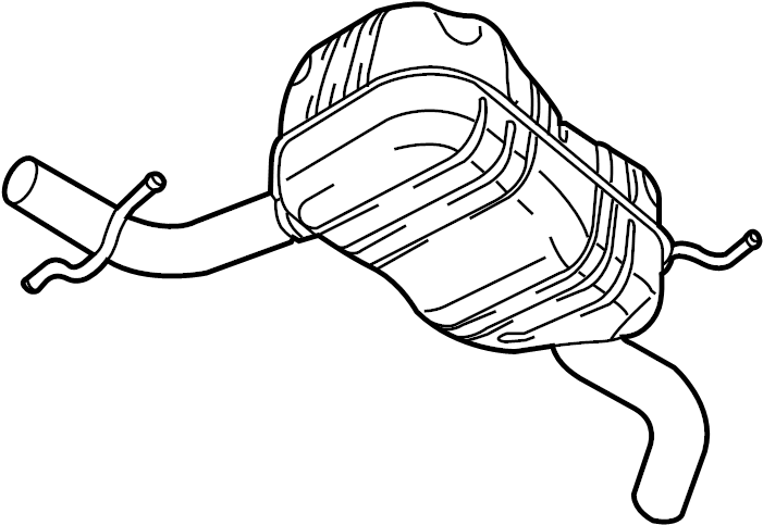 Muffler & Pipe 1Q0-253-209-R