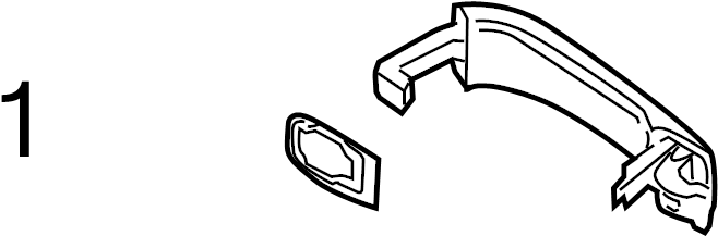 Handle, Outside Packing 5N0-837-209-9B9 - View 6