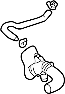 Upper Hose 1J0-122-101-AP - View 7