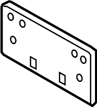 License Bracket 3G8-807-999-A