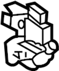 High Beam Bulb Retainer Clip 3B0-941-160-B - View 2