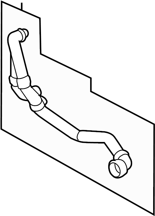 Radiator Coolant Hose 5K0-122-051-P