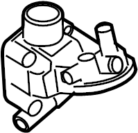 Engine Oil Cooler Bracket 06A-115-405-BS - View 2