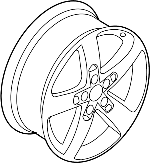 Wheel, Alloy 7P6-601-025-AE-88Z - View 9