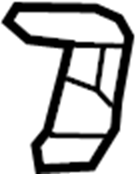 Bracket 1K0-611-846-B - View 2