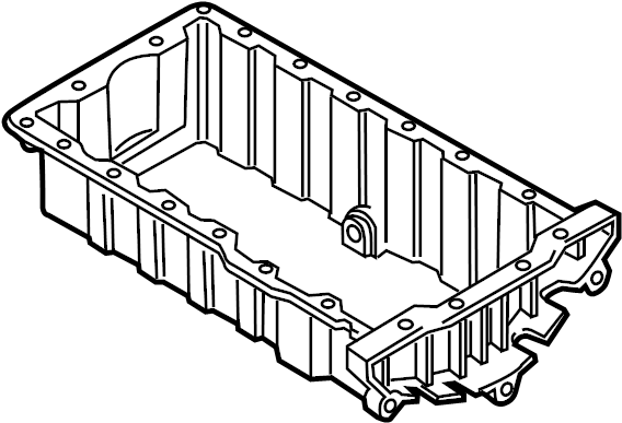 Oil Pan 03G-103-603-AK - View 2