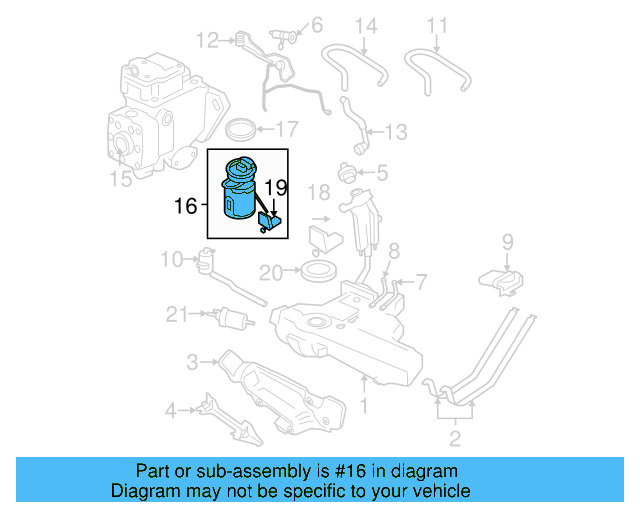 Electric Fuel Pump 1J0-919-087-S - View 13