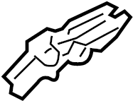 Upper Center Pillar Trim Trim Plate 5G0-853-437-Y20 - View 11