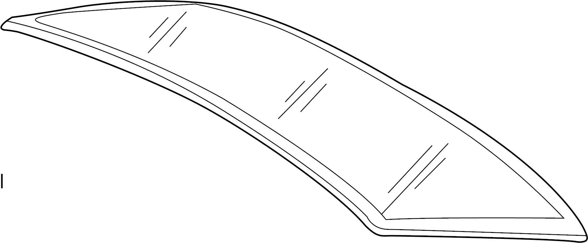 Back Glass 561-845-051-D-NVB