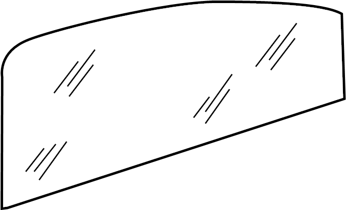 Door Glass 5K4-845-201-B - View 2