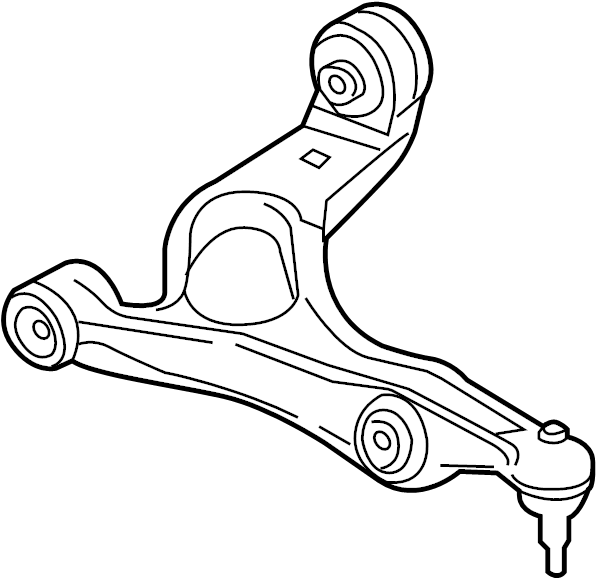 Lower Control Arm 7P0-407-152-E - View 3