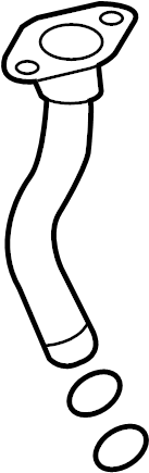 Turbocharger Oil Line 03G-145-736-F