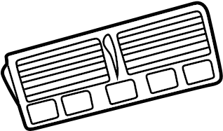 Vent Grille 1J0-819-728-E-2AQ - View 8