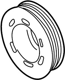 Engine Crankshaft Pulley 06A-105-243-E - View 3