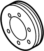 Engine Crankshaft Pulley 06A-105-243-E - View 2
