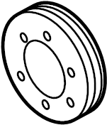 Engine Crankshaft Pulley 06A-105-243-E