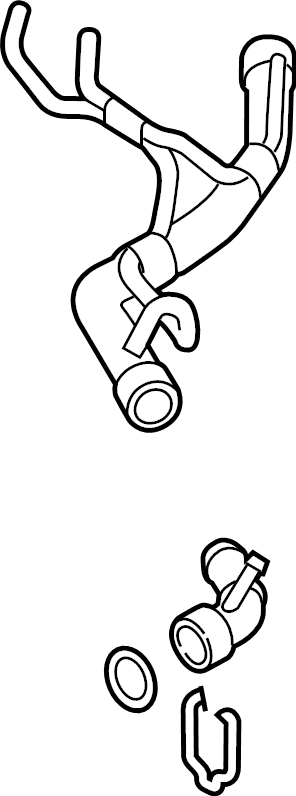 Upper Hose 5C0-122-101-J - View 2