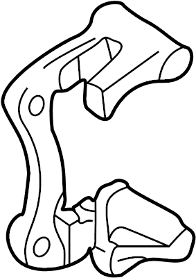 Disc Brake Caliper Bracket 6Q0-615-426-D - View 4
