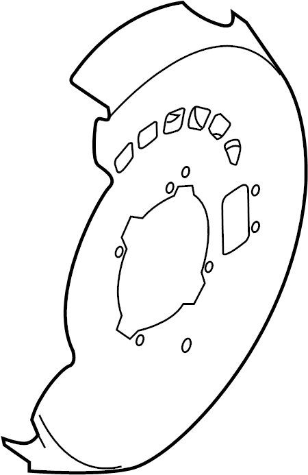 Backing Plate 7P0-609-451-D - View 3