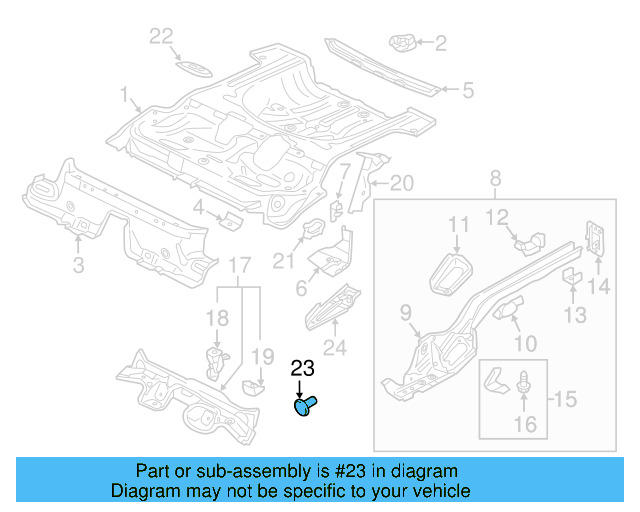 Center Plate Mount 5Q0-803-621-B