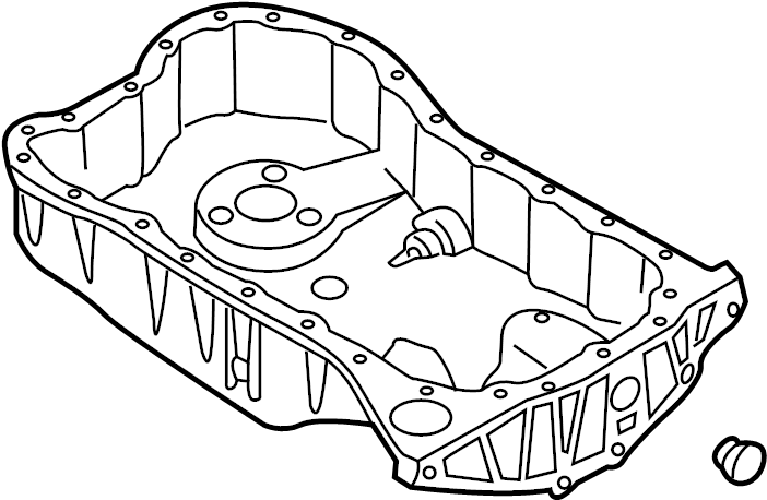 Oil Pan 022-103-601-R - View 2