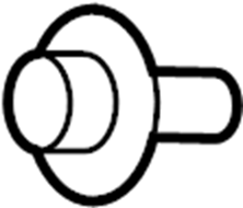 Trunk Trim Panel Clip 701-867-299-E-9B9 - View 23