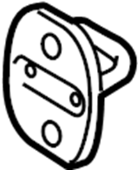 Door Lock Striker Plate 3C0-837-033-C - View 7