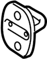 Door Lock Striker Plate 3C0-837-033-C - View 3