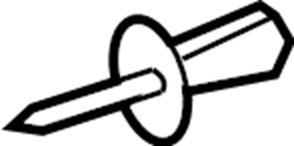 Bumper Cover Rivet 1K0-807-300 - View 5