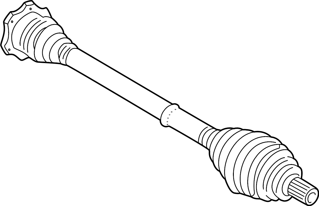 Axle Assembly 8D0-407-451-LX