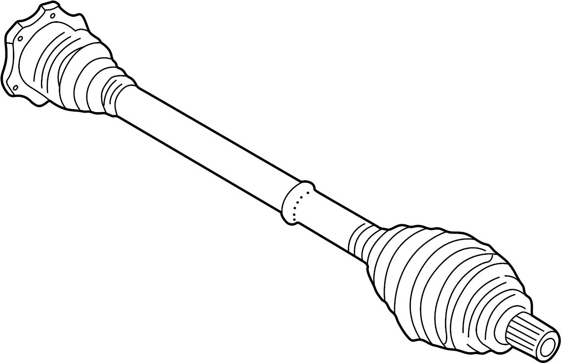 Axle Assembly 8D0-407-451-LX - View 2
