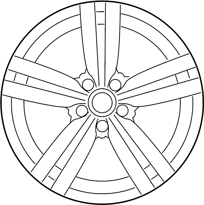 Wheel, Alloy 3AA-601-025-H-88Z