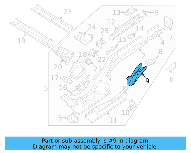 Mount Support 3QF-801-771 - View 2