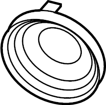 High Beam Bulb Cap 5G0-941-607-D - View 2