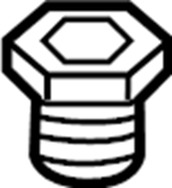 Headlamp Assembly Link Bolt WHT-003-214 - View 4