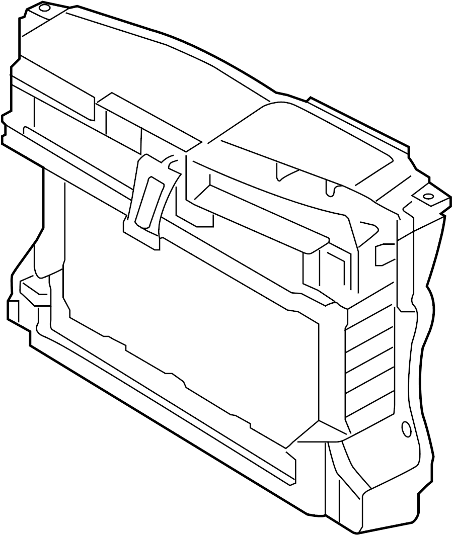 Radiator Support 5K0-805-588-E - View 2